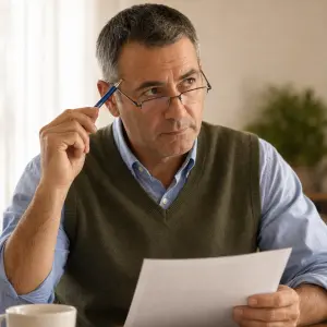 Pasajero revisando los requisitos para presentar reclamaciones a Ryanair por vuelo retrasado